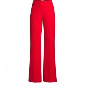 Trina Turk Red Wide Leg Pants CROPPED